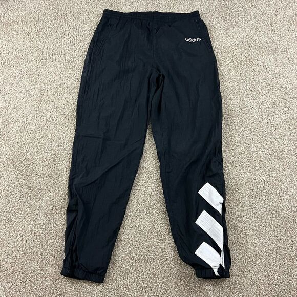 Vintage Adidas Swishy windbreaker training paint men's L - Picture 1 of 7